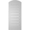 Ekena Millwork Arch Top Surface Mount PVC Gable Vent w/ 2"W x 2"P Brickmould Sill Frame, 12"W x 26"H GVPAR12X2603SN - alternate 4
